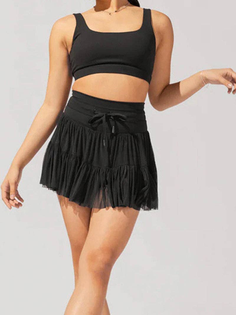 Ruffle Mini Skort