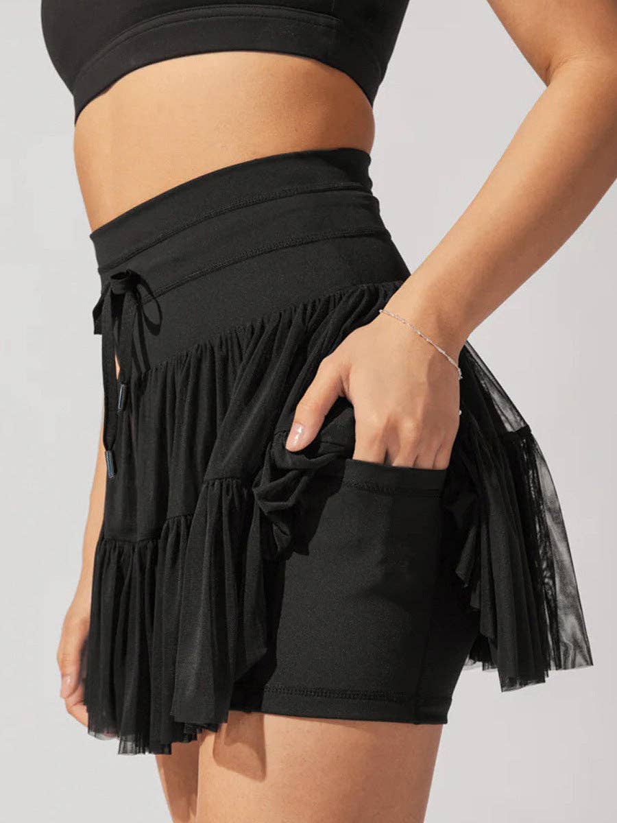 Ruffle Mini Skort
