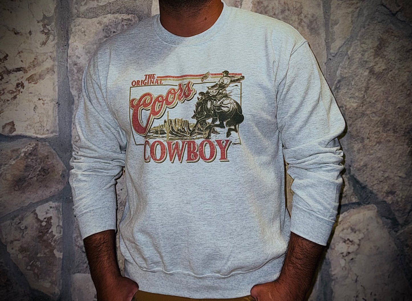 The Original Coors Cowboy Sweater