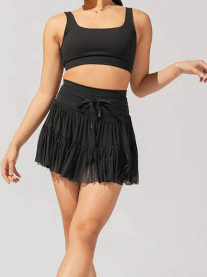Ruffle Mini Skort