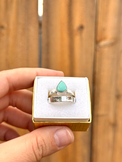 Sonora Teardrop Ring Stack