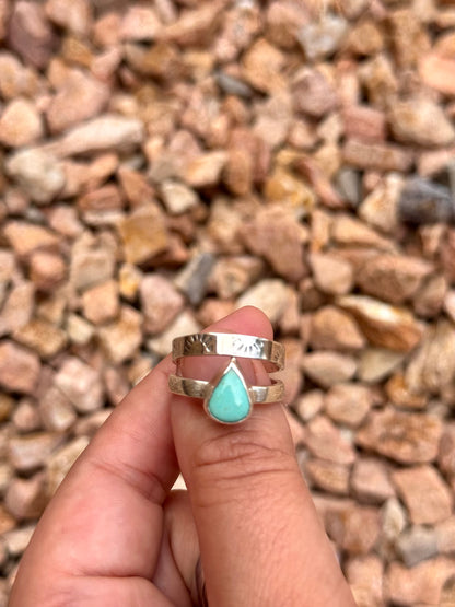 Sonora Teardrop Ring Stack