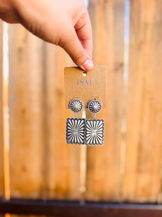 Concho Post Earrings