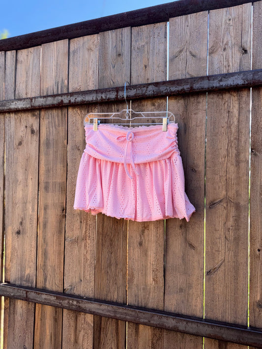Baby Pink Mini Skort
